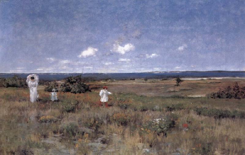 William Merritt Chase Near the beach France oil painting art